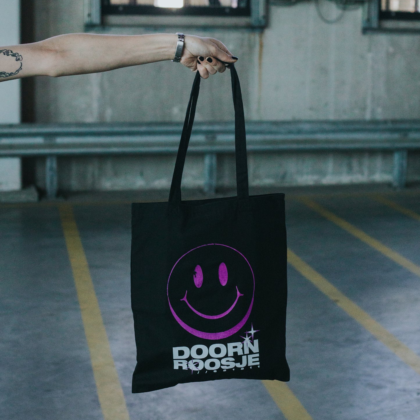 Totebag "Acid Smiley"