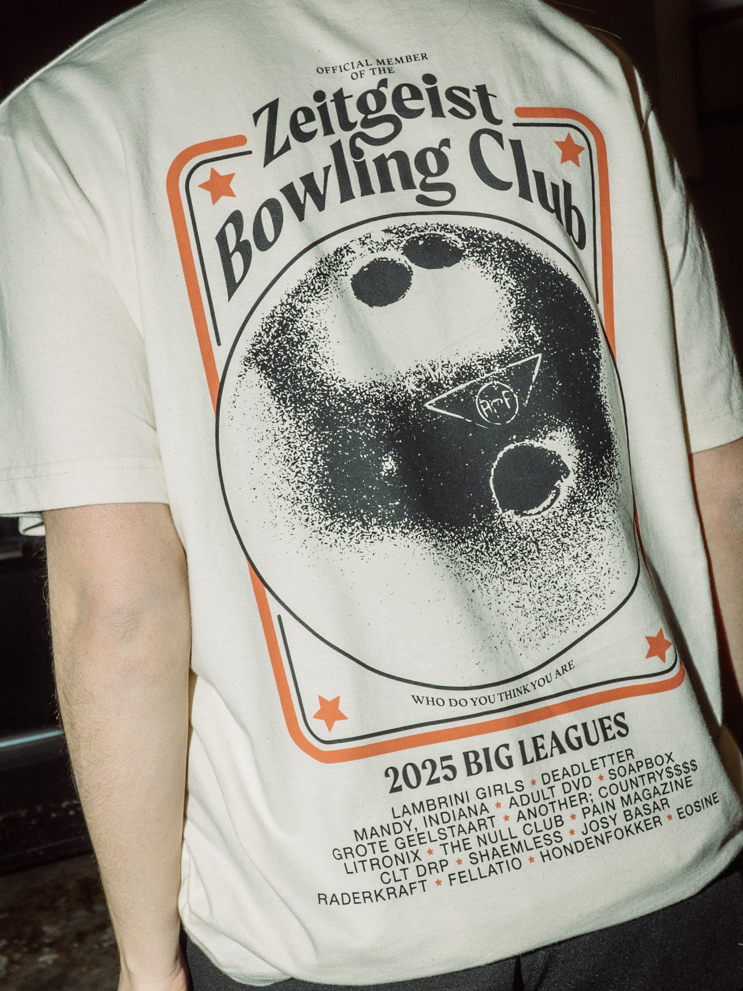 Zeitgeist 2025 Festival Tee "Bowling Club"