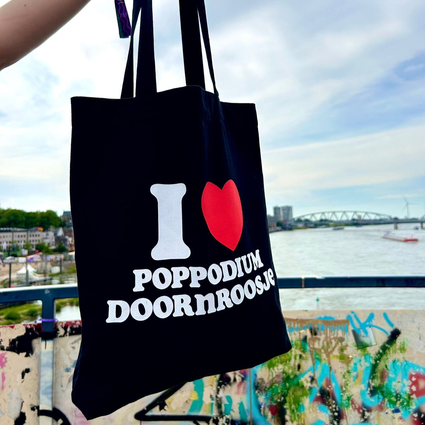 Totebag "I <3 Poppodium Doornroosje"